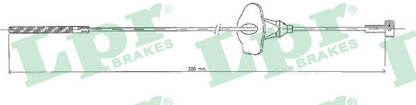 Cable, parking brake - C0251B LPR