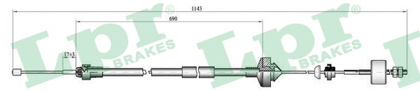 Clutch Cable - C0277C LPR
