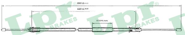 Cavo comando, Freno stazionamento - C0403B LPR