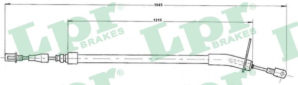 Cavo comando, Freno stazionamento - C0409B LPR