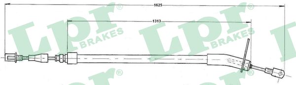 Cable, parking brake - C0410B LPR