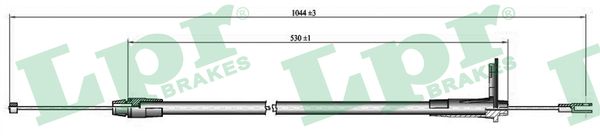 Cable, parking brake - C0415B LPR