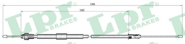 Cable, parking brake - C0466B LPR
