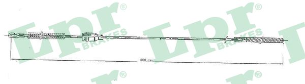 Cavo comando, Freno stazionamento - C0548B LPR