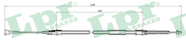 Cable, parking brake - C0551B LPR