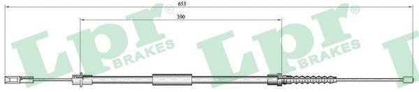 Cable, parking brake - C0645B LPR