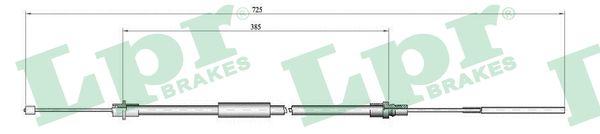 Cable, parking brake - C0650B LPR