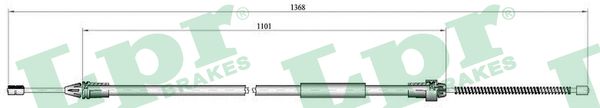 Cable, parking brake - C0681B LPR