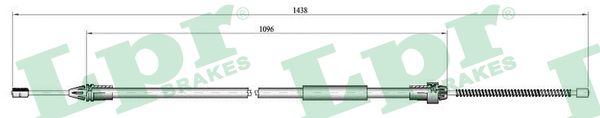 Cable, parking brake - C0684B LPR