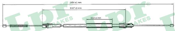 Cable, parking brake - C0692B LPR