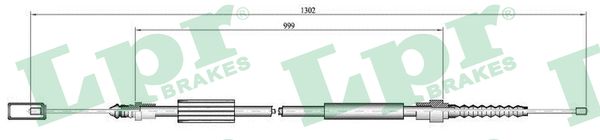 Cable, parking brake - C0695B LPR
