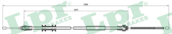Cable, parking brake - C0703B LPR