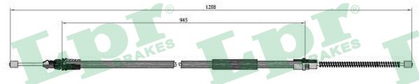 Cable, parking brake - C0705B LPR