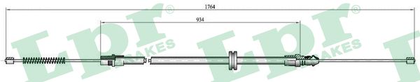 Cable, parking brake - C0708B LPR
