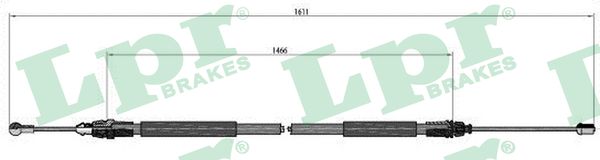Cable, parking brake - C0749B LPR