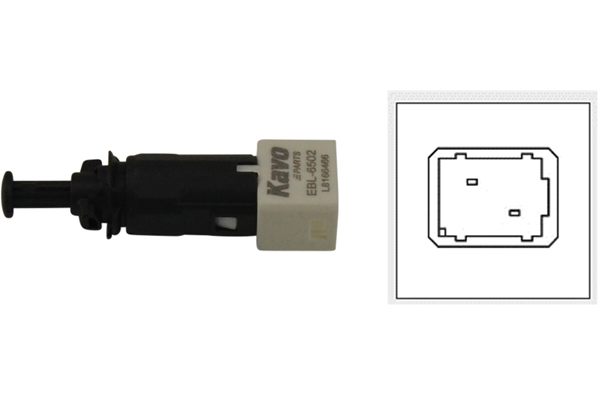stabdžių žibinto jungiklis - EBL-6502 KAVO PARTS