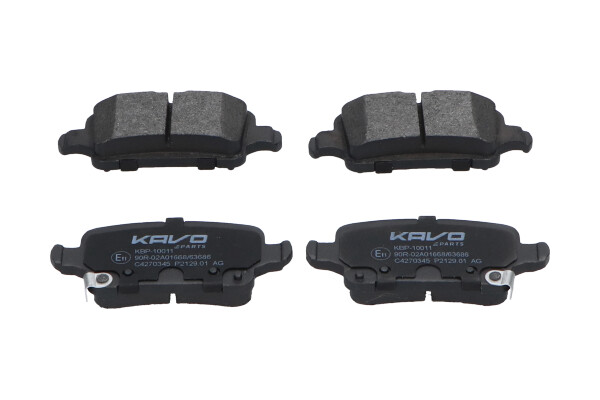 Kit pastiglie freno, Freno a disco - KBP-10011 KAVO PARTS