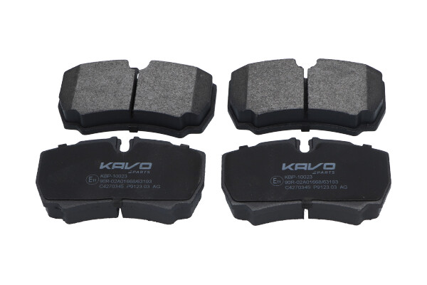 stabdžių trinkelių rinkinys, diskinis stabdys - KBP-10023 KAVO PARTS
