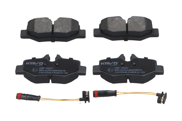 Brake Pad Set, disc brake - KBP-10037 KAVO PARTS