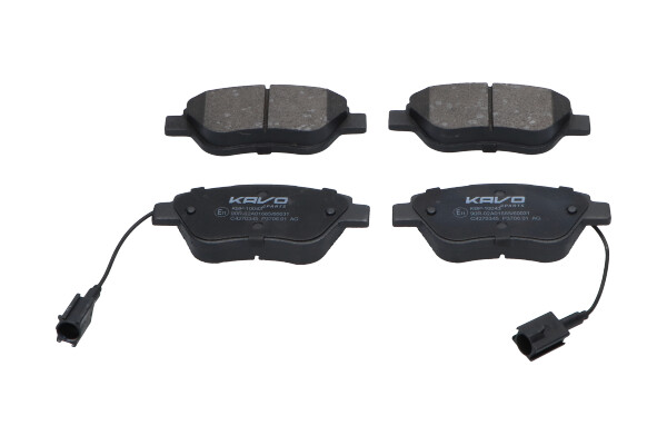 Комплект тормозных колодок, дисковый тормоз - KBP-10043 KAVO PARTS