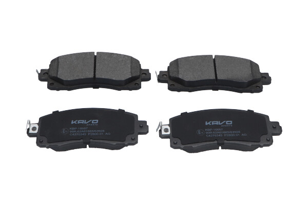 Brake Pad Set, disc brake - KBP-10057 KAVO PARTS