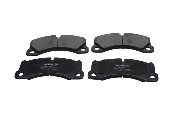 Комплект тормозных колодок, дисковый тормоз - KBP-10076 KAVO PARTS