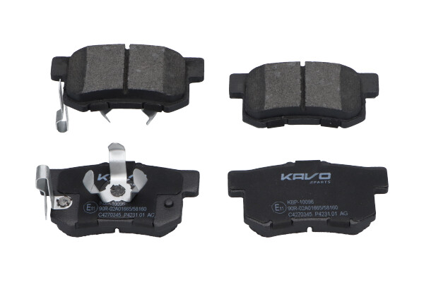 Комплект тормозных колодок, дисковый тормоз - KBP-10096 KAVO PARTS