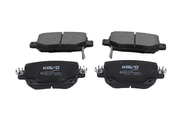 Комплект тормозных колодок, дисковый тормоз - KBP-10102 KAVO PARTS