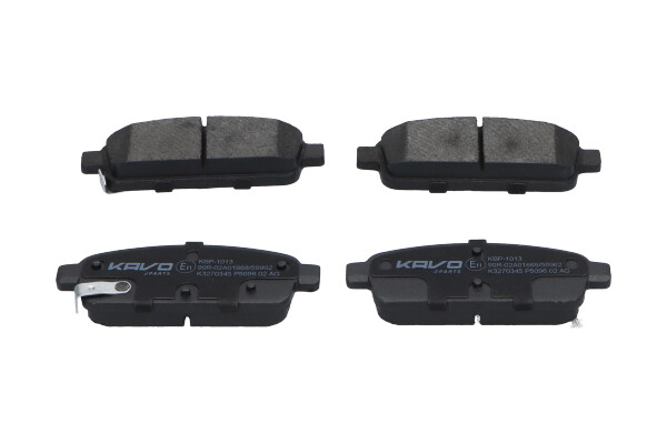 Комплект тормозных колодок, дисковый тормоз - KBP-1013 KAVO PARTS