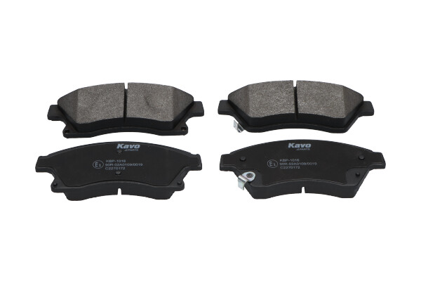 stabdžių trinkelių rinkinys, diskinis stabdys - KBP-1016 KAVO PARTS