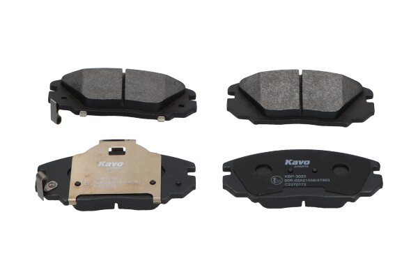 Kit pastiglie freno, Freno a disco - KBP-3020 KAVO PARTS