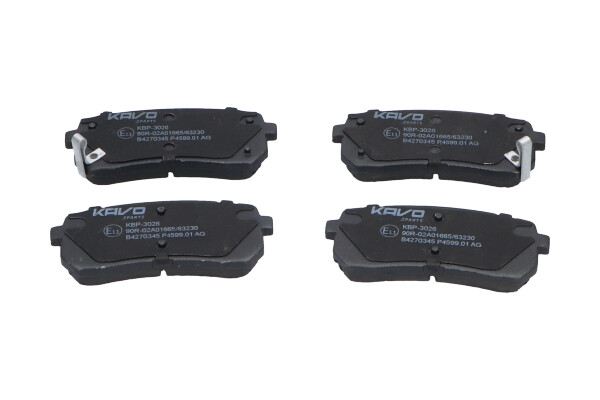 Kit pastiglie freno, Freno a disco - KBP-3026 KAVO PARTS