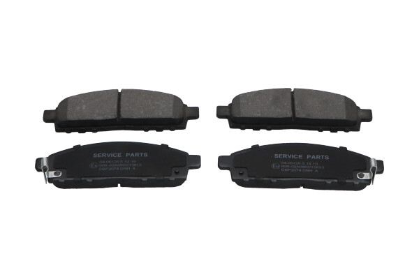 Комплект тормозных колодок, дисковый тормоз - KBP-5520 KAVO PARTS