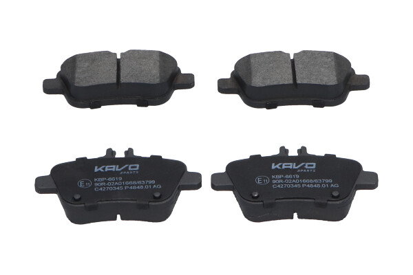 Kit pastiglie freno, Freno a disco - KBP-6619 KAVO PARTS