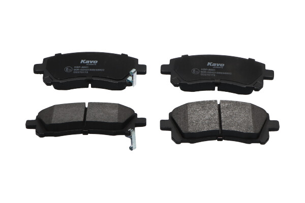 stabdžių trinkelių rinkinys, diskinis stabdys - KBP-8001 KAVO PARTS