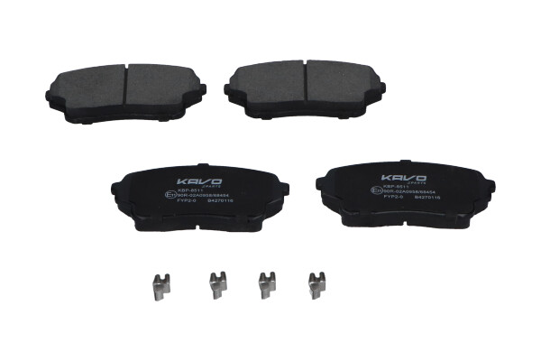 Kit pastiglie freno, Freno a disco - KBP-8511 KAVO PARTS