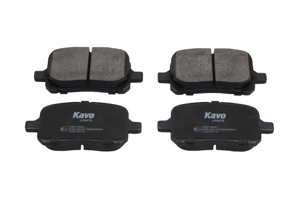 Kit pastiglie freno, Freno a disco - KBP-9051 KAVO PARTS