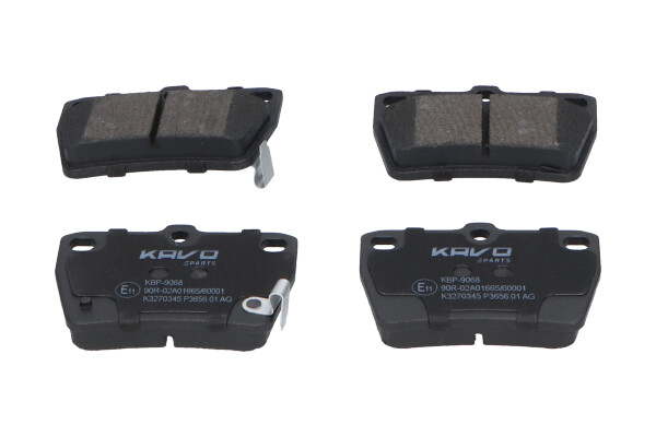 Комплект тормозных колодок, дисковый тормоз - KBP-9068 KAVO PARTS