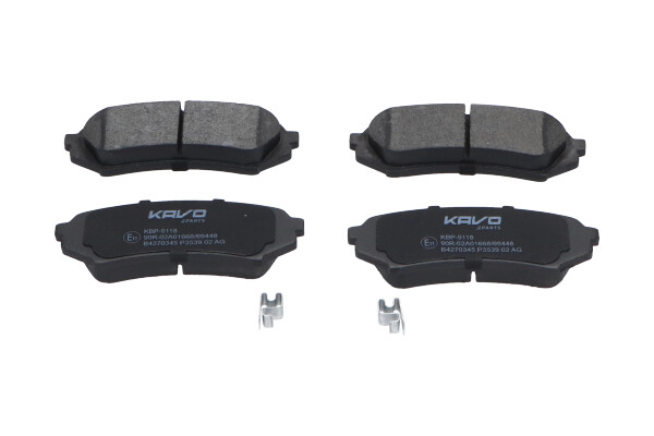 Kit pastiglie freno, Freno a disco - KBP-9118 KAVO PARTS