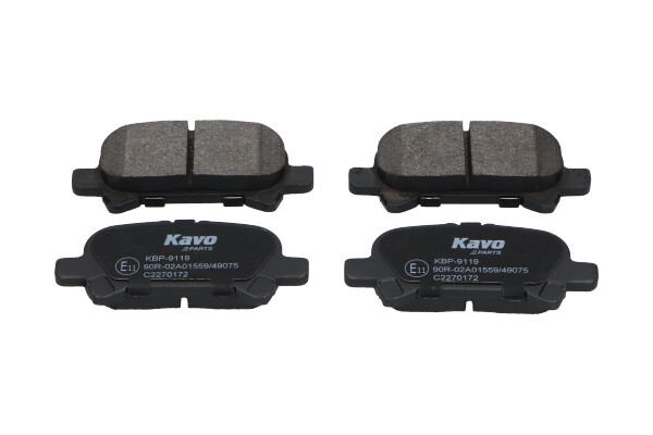 Brake Pad Set, disc brake - KBP-9119 KAVO PARTS