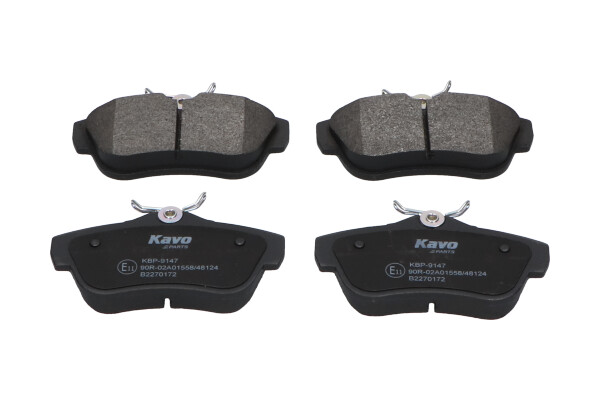 stabdžių trinkelių rinkinys, diskinis stabdys - KBP-9147 KAVO PARTS