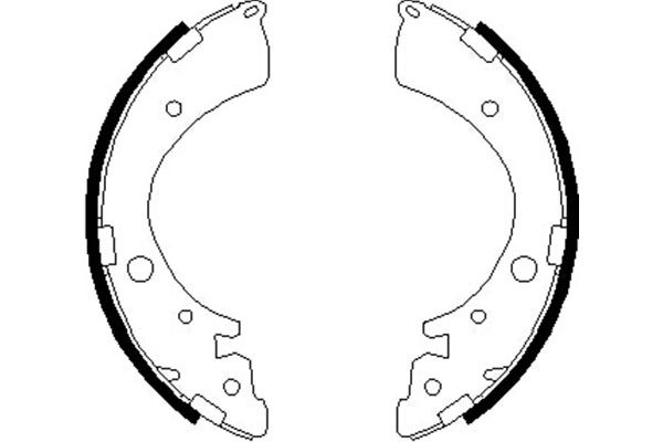 Brake Shoe Set - KBS-2907 KAVO PARTS