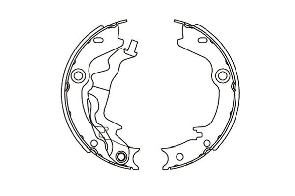 stabdžių trinkelių komplektas - KBS-3416 KAVO PARTS