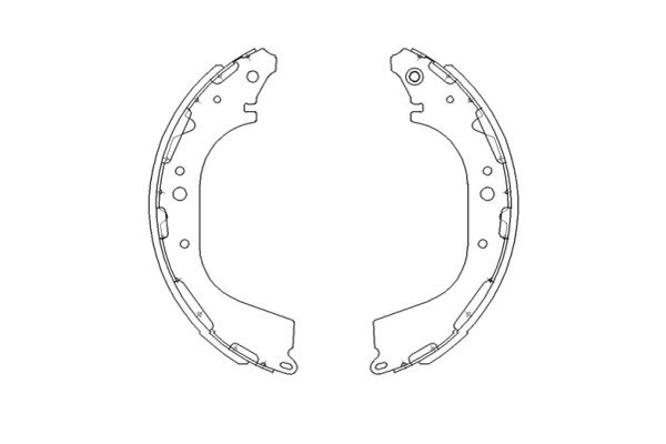 Brake Shoe Set - KBS-7411 KAVO PARTS