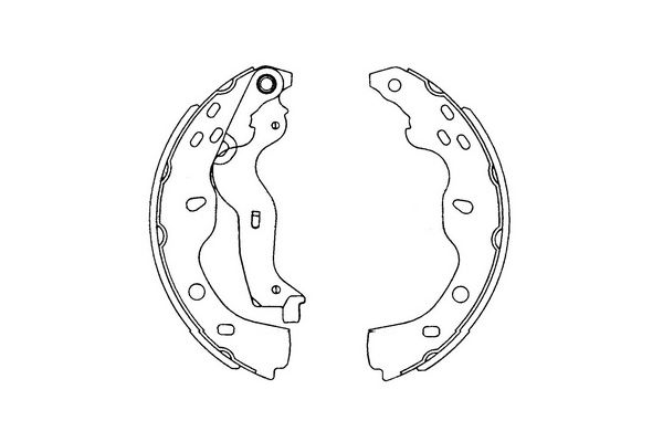 Brake Shoe Set - KBS-8914 KAVO PARTS