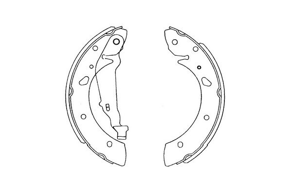 Brake Shoe Set - KBS-9915 KAVO PARTS