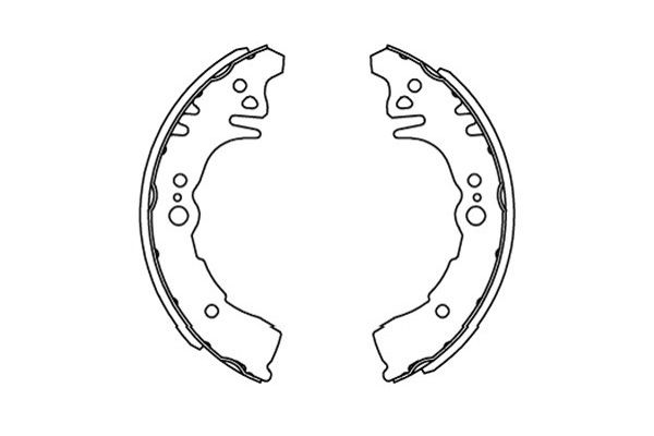 Kit ganasce freno - KBS-9917 KAVO PARTS