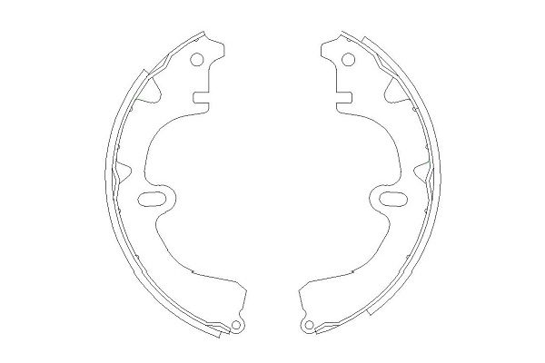 Brake Shoe Set - KBS-9918 KAVO PARTS