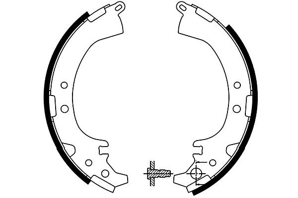 Brake Shoe Set - KBS-9930 KAVO PARTS