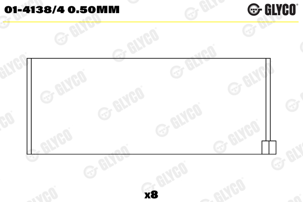 guoliai dideliu galu - 01-4138/4 0.50MM GLYCO